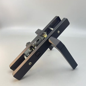 304 cửa thép không gỉ khóa hộ gia đình trong nhà phòng tắm cửa gỗ an ninh và chống trộm ba mảnh im lặng dày xử lý - Product Image 1