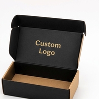 Boîte en carton pour vêtements, emballage personnalisé, taille sur mesure, papier kraft imprimé, structure pliable, expédition e-commerce pour vêtements