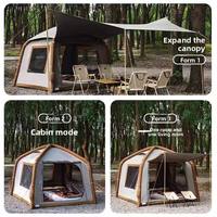 Abri de camping gonflable en tissu Oxford durable, facile à installer, pour le camping en plein air et les événements extérieurs
