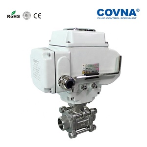 Válvula de Bola Motorizada COVNA de 3 Piezas, de 1/4 a 4 Pulgadas, Acero Inoxidable, Rosca NPT/BSP, 2 Vías - Product Image 5