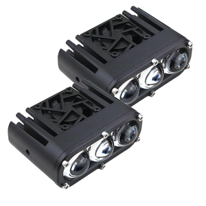 2x 30000LM 120W Zweifarbige Hi-<span class=keywords><strong>Lo</strong></span>-gelbe LED-Scheinwerfer-Pods für Auto-Motorrad-LKW ATV UTV Offroad-Fahren 10-80V Nebel - Product Image 1