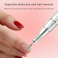 Yumely MN-102B Ponceuse à ongles professionnelle portable, polisseuse à gel électrique, moteur à balais, matériau ABS, 2000 mAh