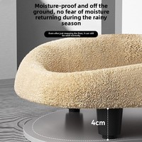 Griffoir pour chat résistant à l'usure, en sisal non-déchirable, lit pour chat tout-en-un, adapté à toutes les saisons, grand format, style canapé, simplicité