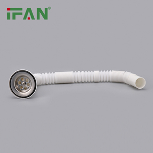 IFAN 1-1/4'' Flexible Extendable Eco-Friendly <strong>Plastic</strong> Drain <strong>Hose</strong> for Bathroom and Kitchen Sinks Modern Design - Product Image 2