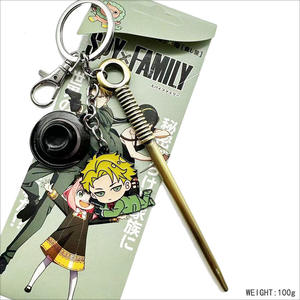 11 modèles en gros Anime métal <span class=keywords><strong>SPY</strong></span> famille épée pendentif porte-clés mignon Anya porte-clés promotionnels cadeau de noël - Product Image 5