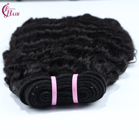 FH Lot de Cheveux Bouclés Brésiliens Birmans 12-28 Pouces en Stock Double Drawn Cheveux Humains Naturels Birmans Bouclés Tissages Extensions en Gros