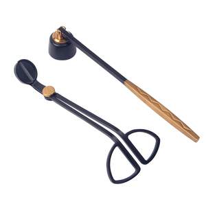 Kerzen pflege werkzeuge im alten ägyptischen Stil Set Candle <span class=keywords><strong>Wick</strong></span> Trimmer Candle Snuffer mit Flanell beutel - Product Image 1