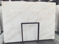 Dalles de marbre blanc de Guangxi en gros, grandes dalles, directement de l'usine, naturelles, modernes, imperméables, pour sols de salle de bain et de salon