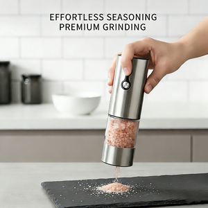 Dual Speed Adjustable Type-C Rechargeable Salt and <b>Pepper</b> Set 95ml Large Capacity for Dining Table Seasoning - Product Image 3