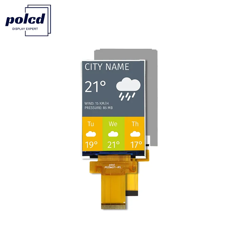 Polcd 3.5 Inch 320X480 Pixels Ips Scherm Ili9488 SPI-RGB Interface Tft Lcd Weergavemodule