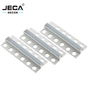 JECA Profil Potongan Ubin Aluminium, Harga Pabrik Profil Gabungan untuk Transisi Lantai Beberapa Warna Gratis Sampel