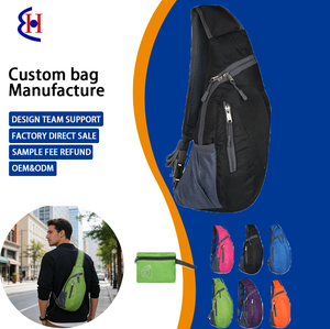 Sac bandoulière élégant pliable, sac de poitrine au design compact pour le shopping, les trajets quotidiens, les voyages, l'achat en gros - Product Image 1