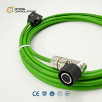 Câble d'encodeur à valeur absolue, faisceau de câbles industriels, câble de communication servo en PVC, indice de protection IP67, compatible tension 4KV, pour machines