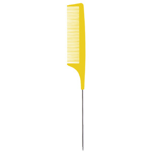 Peine de plástico con punta puntiaguda, herramienta profesional grande para peinar el cabello, para uso doméstico, negro, amarillo, morado, rosa, blanco - Product Image 4