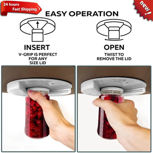 Ouvre-boîte multifonction professionnel pour placard, outil d'ouverture rapide de bocaux et de bouteilles, accessoire de cuisine pour retirer rapidement les couvercles - Product Image 2