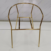 Chaise de salle à manger avec dossier de style nordique, pieds de tabouret de maquillage, pour hôtel et restaurant, en fer électroplaqué, luxe léger, loisirs, minimaliste