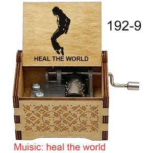 Caja de Música de Madera con Manivela, Canta Canciones Famosas, 18 Notas, Recuerdo Especial para Familiares, Regalos de Navidad - Product Image 5