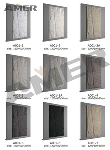 <span class=keywords><strong>AMER</strong></span> OEM Factory Wholesale Customized PU Artificial Stone Concrete Effect Panels Wall Cladding Panels Supplier - Product Image 5