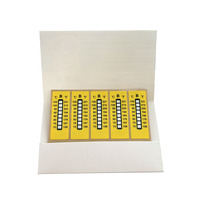 Autocollant adhésif sensible à la température, résistant à l'eau et à l'huile, à changement de couleur, pour usage industriel, YTX WDJ2-8, étiquette indicatrice de température
