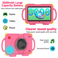 Tableta Educativa Android 15 de 7 Pulgadas, MTK8766 Quad Core 2.0GHz, 8GB 32GB, 3000mAh, 5G WiFi, Tableta para Niños, Tableta de Aprendizaje para Niños