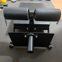 Banc de musculation pliable FDFIT en acier et métal, mini-banc d'exercice pour curls nordiques et curls ischio-jambiers, équipement commercial unisexe pour exercices au sol