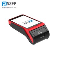 Terminal POS Android NEW9220 dengan Prosesor 4-Core Berkinerja Tinggi, Layar Sentuh 5.5 inci, Printer Thermal, 4G/3G/2G WiFi Bluetooth