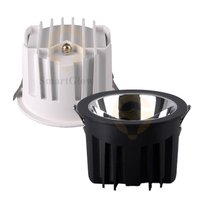 Éclairage de plafond commercial, downlight et spot LED réglables, downlight LED à intensité variable, spot LED étanche sans cadre