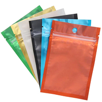 Pochette d'emballage de bijoux Mayler mini sacs d'emballage de produits électroniques logo imprimé personnalisé de qualité alimentaire en plastique transparent plat