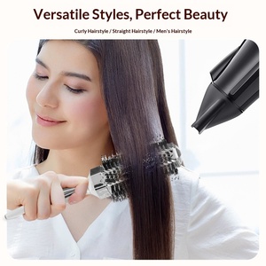 Hitzebeständiger, langlebiger ABS-Wildschweinborsten-Lockenkamm mit Kunststoffgriff für Haarstyling und Haarverlängerungen zu Hause - Product Image 3