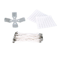 Kit de fabrication de bougies DIY en cire de soja parfumée en silicone, fait main, complet et professionnel, pour la décoration intérieure, idéal pour les débutants et les entreprises en démarrage.