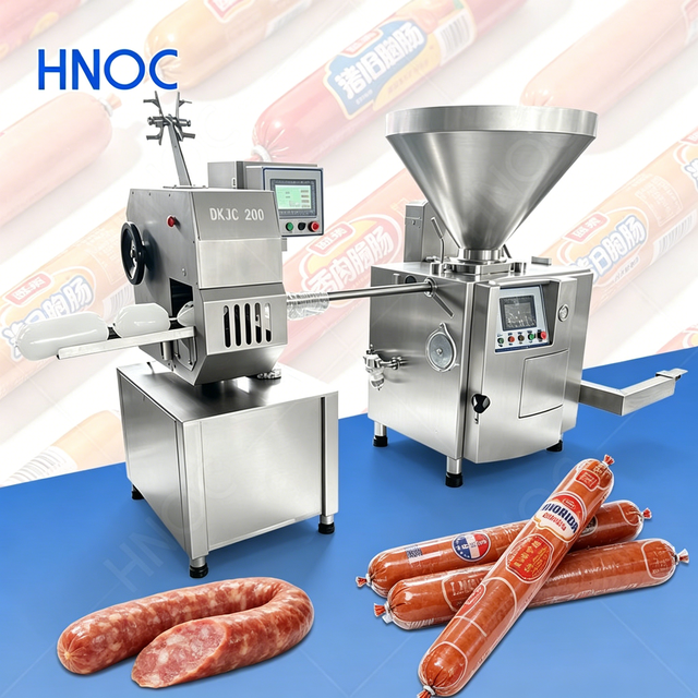 HNOC Industrial Heavy Duty Russian Sausage Make Machine Sausage Tying and Stuffer Machine Best Price