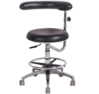 Chaise contemporaine en cuir PU réglable et durable pour médecins et infirmières, vente en gros d'usine