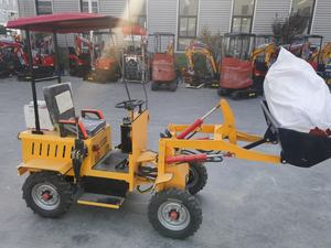 รถตักล้อไฟฟ้าขนาดเล็ก500กก. พร้อมส้อมและเครื่องจับ - Product Image 2