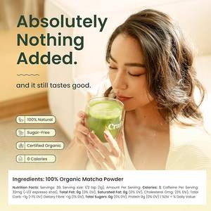 Fabrika tedarikçisi özel etiket japon Shizuoka tören ince yeşil çay tozu içecek en iyi <span class=keywords><strong>Uji</strong></span> <span class=keywords><strong>Matcha</strong></span> Can Tins 30g ambalaj ile - Product Image 5