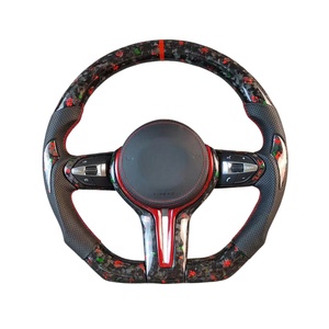 Volante de Fibra de Carbono Forjado para <span class=keywords><strong>BMW</strong></span> Led <span class=keywords><strong>F10</strong></span> F30 X3 G01 X5 F15 <span class=keywords><strong>328i</strong></span> M3 E70 E91 F11 E82 G80 540i F25 E36 M5 E87 F80 F21 F06 - Product Image 1