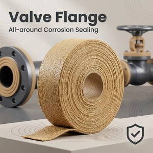 <span class=keywords><strong>Bande</strong></span> de protection contre la corrosion au pétrolatum, étanche et antirouille, pour le joint complet des brides de vannes de conduites de gaz et d'huile industrielles - Product Image 1