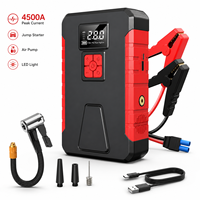 YUXU TM16F Démarreur de Voiture Multifonctionnel 2000A avec Pompe à Air Intégrée, Éclairage d'Urgence et Chargement USB-A