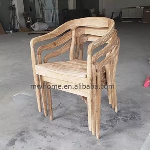 MRS wood – <span class=keywords><strong>chaise</strong></span> <span class=keywords><strong>de</strong></span> salle à manger en bois Vintage à dos rond, Style français <span class=keywords><strong>Louis</strong></span> xv - Product Image 6