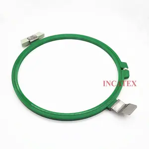 Good Quality Tajima Flat Embroidery Machine Spare Parts Magnetic Round Frame Hoop 220mm Diameter Green