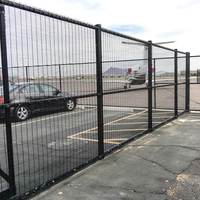 Clôture en grillage métallique 358, découpe sur mesure, anti-escalade, clôture haute sécurité, certifiée CE