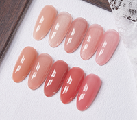 Kit de vernis à ongles en gel neutre WEKIKOU 15 ml, 36 couleurs, sans HEMA, style coréen, gelée française, rose nude