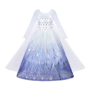 Abito da Principessa <span class=keywords><strong>Elsa</strong></span> e Moana per Natale Vestito a Maniche Lunghe per Bambine Costume per Cosplay Abbigliamento per Giochi di Ruolo - Product Image 6