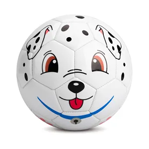 Personalizado futebol futebol bola tamanho 2 bonito impressão 32 painéis borracha bexiga crianças brinquedos bola