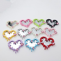 Groothandel Kitty Hart Liefdeshart Spiegelhars Accessoires Nagelcharms voor telefoonhoesjes DIY Charms