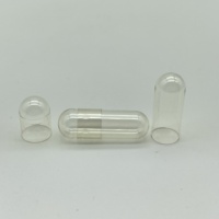 Capsules végétales vides transparentes en HPMC, personnalisées en gros, pour végétaliens, tailles 000, 00, 0, 1, 2, 3, 4