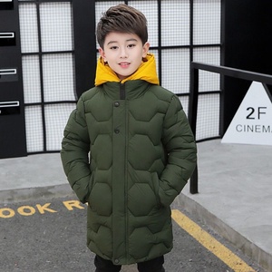 Manteau d'Hiver Capuche Épais pour Enfants -30 Degrés, Veste Chaude en Coton Duvet pour Grands Garçons et Adolescents, <span class=keywords><strong>Parka</strong></span> d'Extérieur 2021 - Product Image 4