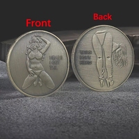 Pièces de monnaie fantaisie en bronze antique 'Tails You Win, Heads I Win' - Souvenirs de fête uniques pour toutes les occasions