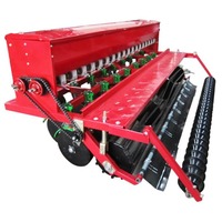 Nouveau type de tracteur hydraulique monté et traîné contrôle à double usage 16-36 rangées blé riz semoir et applicateur d'engrais