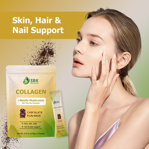 Colágeno en polvo con hongos Reishi para mejorar el estado de ánimo, en sobres portátiles, péptidos de colágeno, bajo en calorías, antienvejecimiento. - Product Image 6