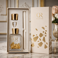 Diffuseur de parfum d'intérieur de luxe, nouveau design, flacon vide de 150 ml, flacon pulvérisateur en verre, emballage en boîte